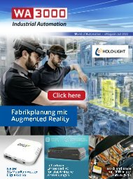 WA3000 Industrial Automation Juli 2022 - deutschsprachige Ausgabe