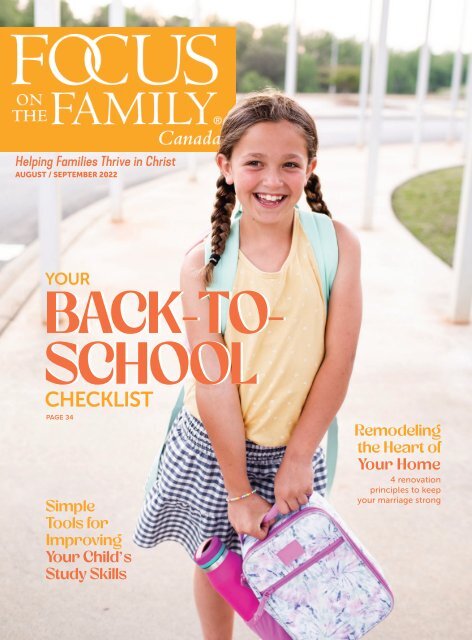 Focus on the Family Magazine - August/September 2022