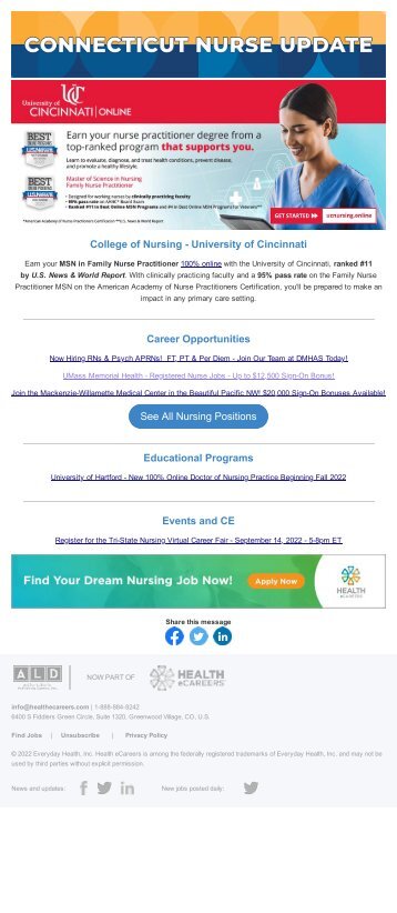 Connecticut Nurse Update -  July 2022