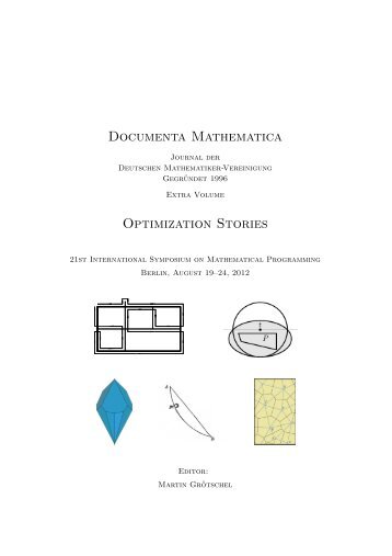 Documenta Mathematica Optimization Stories - Mathematics