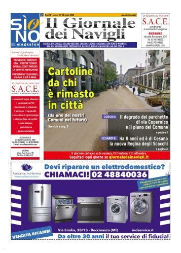 Giornale dei Navigli n. 29 - 22 luglio 2022