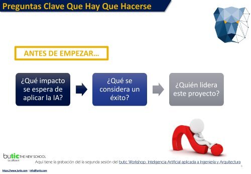 Segunda sesión butic Workshop - Inteligencia Artificial aplicada a la Ingeniería y la Arquitectura