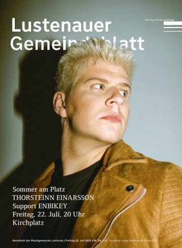 Lustenauer Gemeindeblatt Nr. 29 | Freitag, 22. Juli 2022