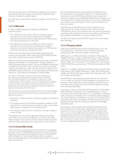 2011 annual report - UCB