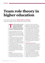 Part 3 - Team Role Theory in Higher Education - Belbin