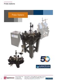 Lake Shore Cryotronics probe stations catalogue