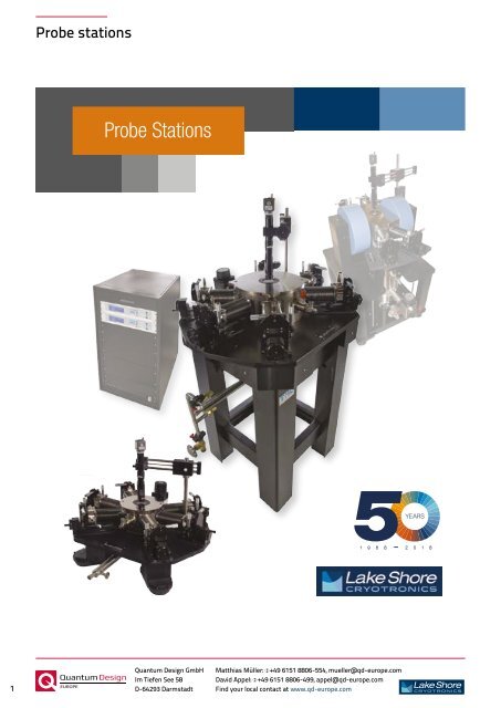 Lake Shore Cryotronics probe stations catalogue