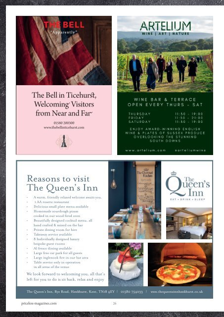 Wealden Times | WT243 | August 2022 | Taste Of The South East Supplement inside