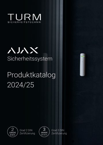 TURM AJAX Produktkatalog 2024