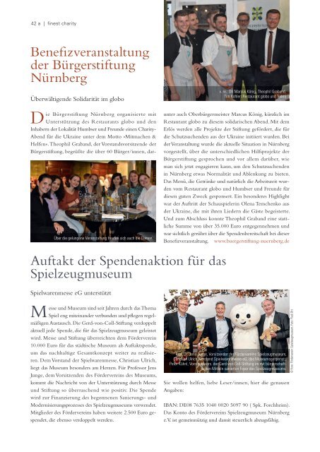 »feine adressen – finest« – Nürnberg Edition II/2022