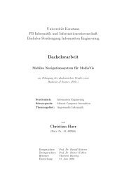 Bachelorarbeit - Universität Konstanz