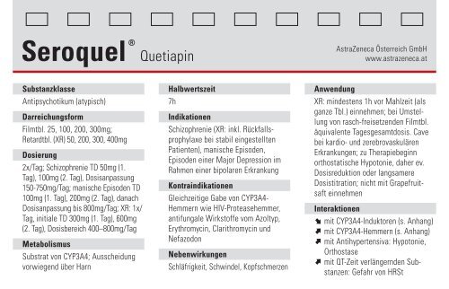 Roche - bei Psychopharmaka Austria