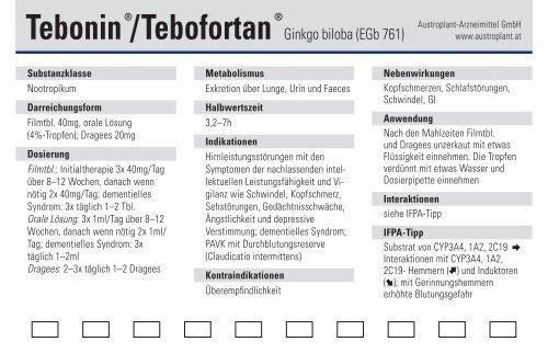 Roche - bei Psychopharmaka Austria