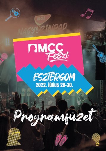 MCC Feszt 2022 - programfüzet