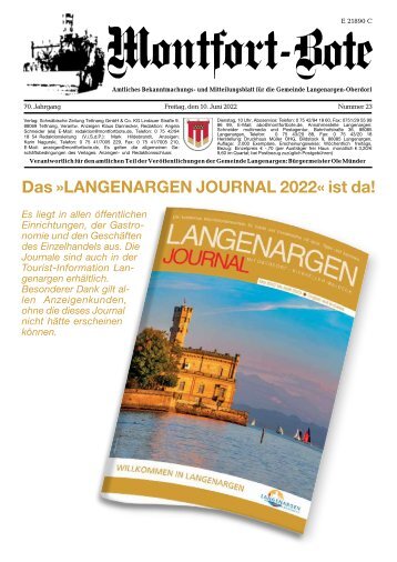 Montfort-Bote 10.06.2022