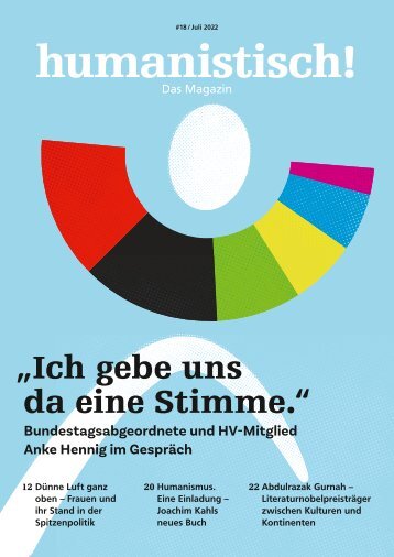 humanistisch! Das Magazin #18 - 3/2022