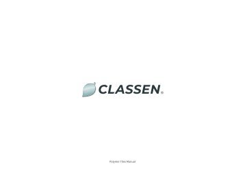 CLASSEN Polymer Tiles Manual (EN)