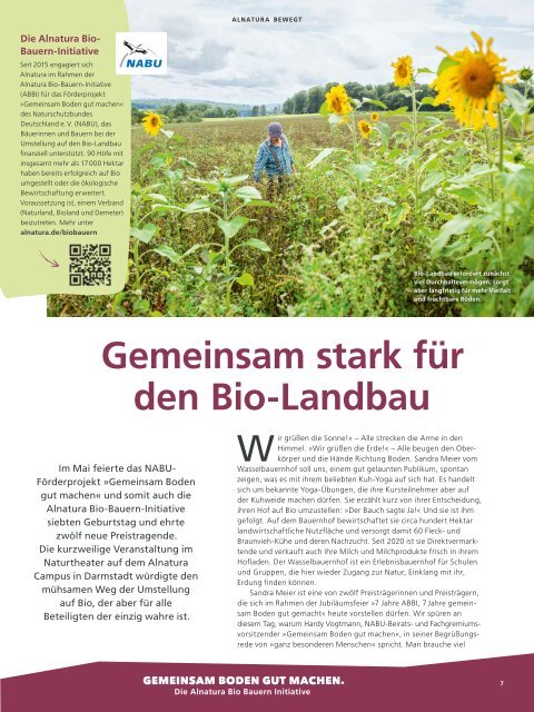 Alnatura Magazin August 2022