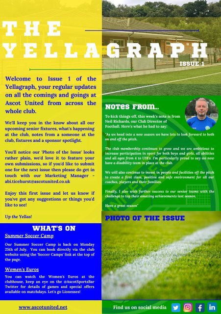 The Yellagraph - Issue 01