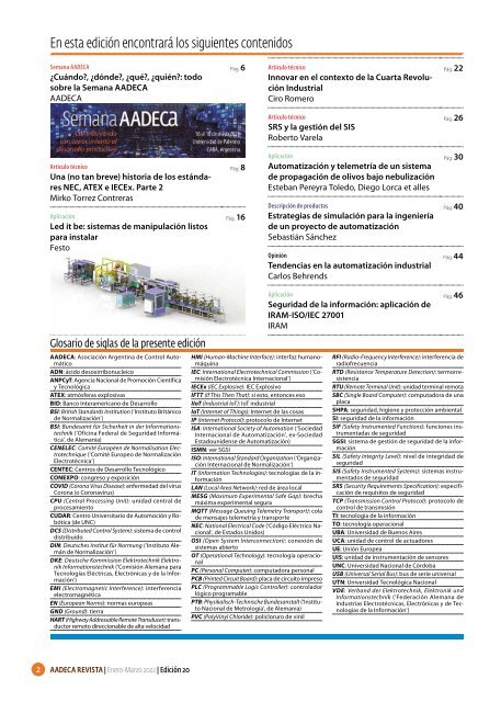 AADECA Revista 20 | Enero-Marzo 2022