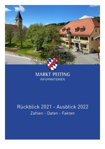 Markt Peiting - Zahlen-Daten-Fakten 2022