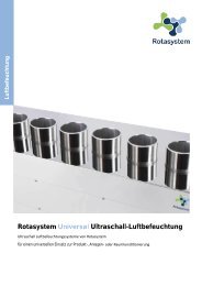 Rotasystem Universalbefeuchter V3.1 TD