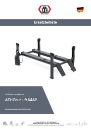 ATH-Heinl ERSATZTEILBUCH SPARE PARTS BOOK ATH-Four Lift 64P / AP