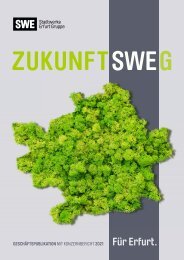 Unternehmenspublikation 2021 der Stadtwerke Erfurt