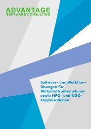 Advantage Software-Lösungsübersicht