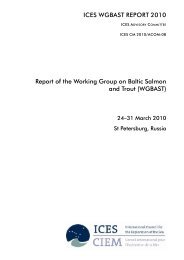 Report of the Working Group on Baltic Salmon and Trout ... - Ices