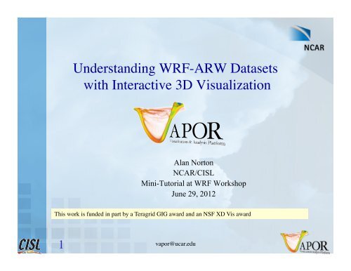 C:/VaporTutorial/images - Vapor - UCAR