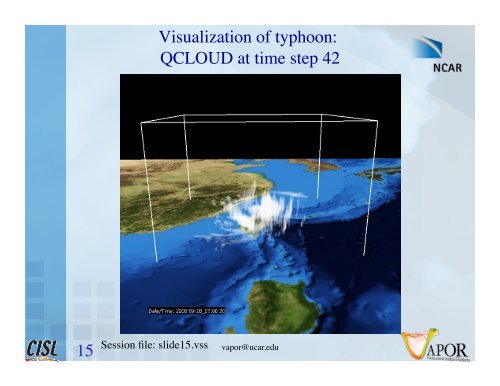 C:/VaporTutorial/images - Vapor - UCAR