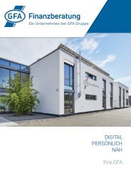 GFA Finanzberatung: digital-persönlich-nah