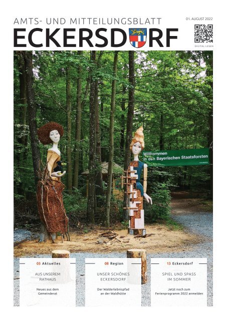 Eckersdorf Amt- und Mitteilungsblatt August 2022