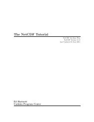 The NetCDF Tutorial - Unidata - UCAR