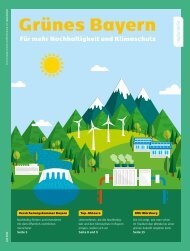 Grünes Bayern – Für mehr Nachhaltigkeit und Klimaschutz
