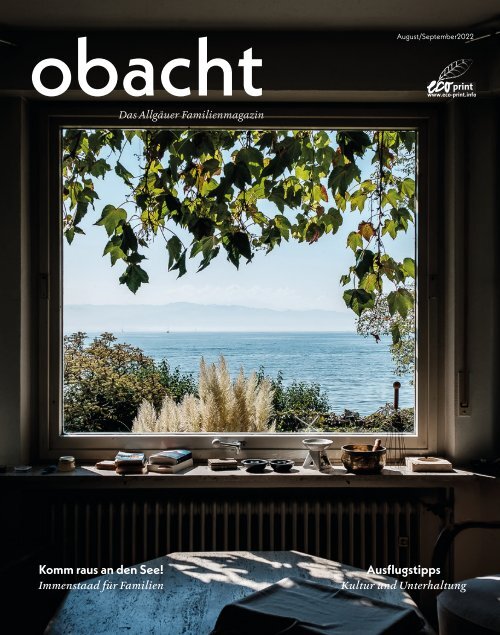obacht Sommer 2022 - Ausgabe August/September