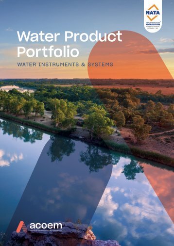 Acoem Australasia Water Product Portfolio brochure