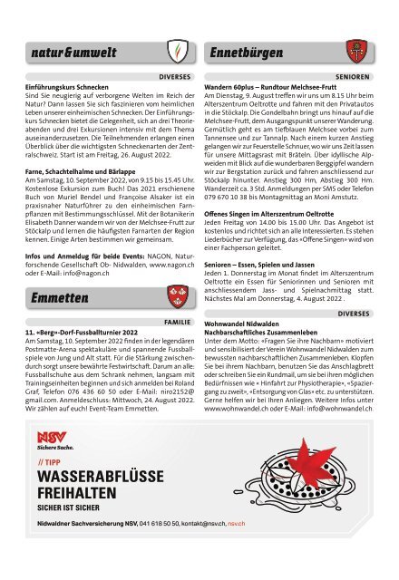 Gemeindespalten KW30 / 28.07.22