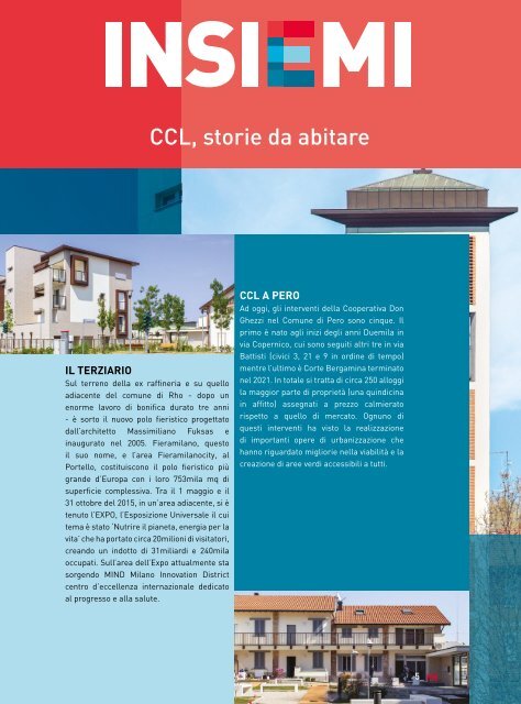 INSIEMI - CCL, storie da abitare - PERO