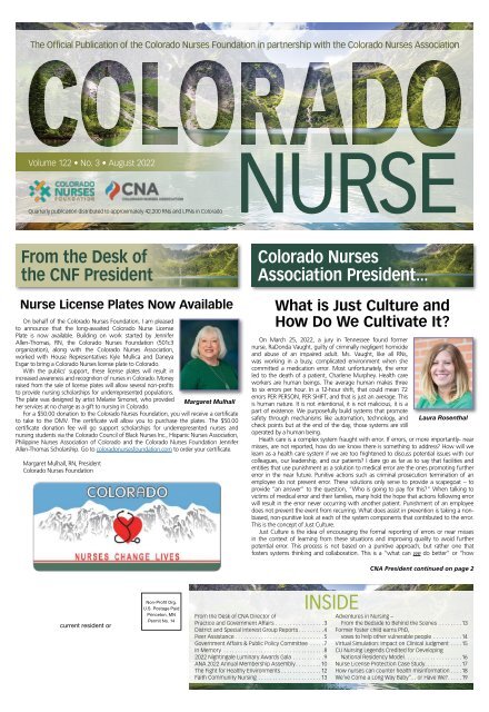 Colorado Nurse - August 2022