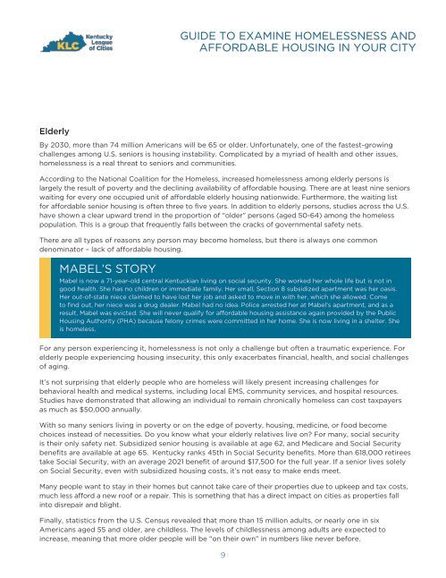 Homeless Guide GUIDE TO EXAMINE HOMELESS