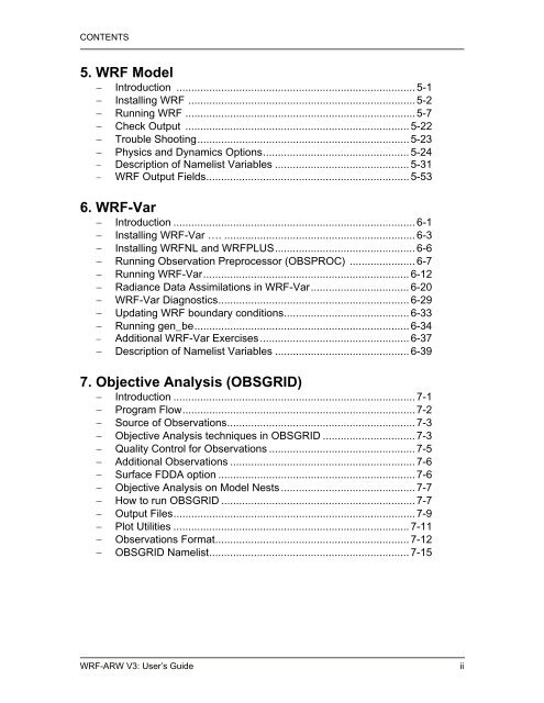 WRF ARW User's Guide - MMM - UCAR