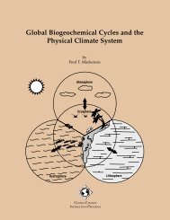 Global Biogeochemical Cycles and the Physical Climate ... - UCAR