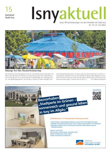 Isny Aktuell 27.07.2022