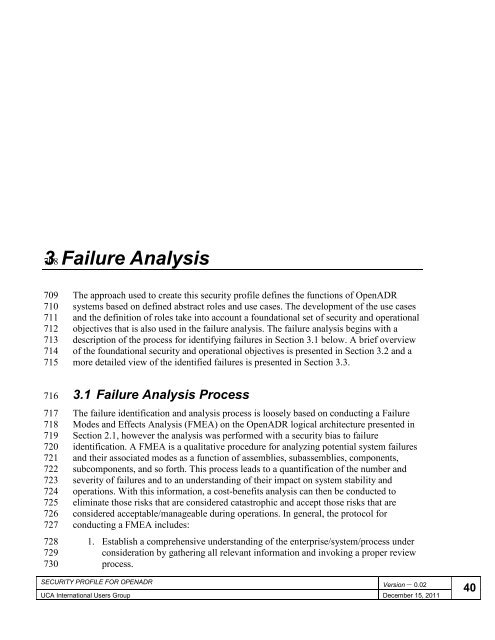 security profile for openadr - Open Smart Grid - OpenSG - UCA ...