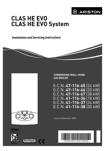 CLAS HE Evo & CLAS HE System Evo -  Installation & Servicing Manual