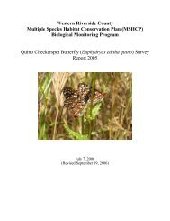 Quino Checkerspot Butterfly Survey Report 2005 - Western ...