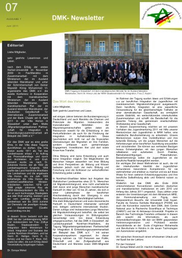 DMK- Newsletter DMK- Newsletter - Deutsch-Marokkanisches ...