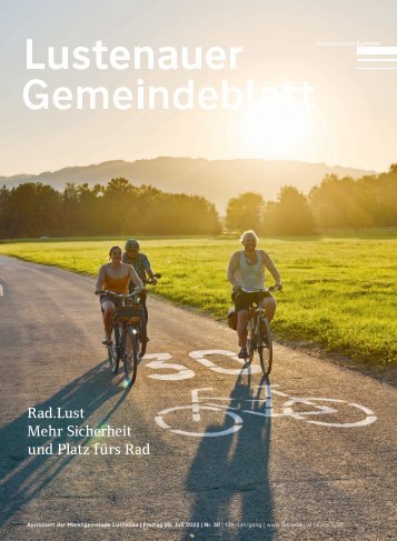 Lustenauer Gemeindeblatt Nr. 30 | Freitag, 29. Juli 2022